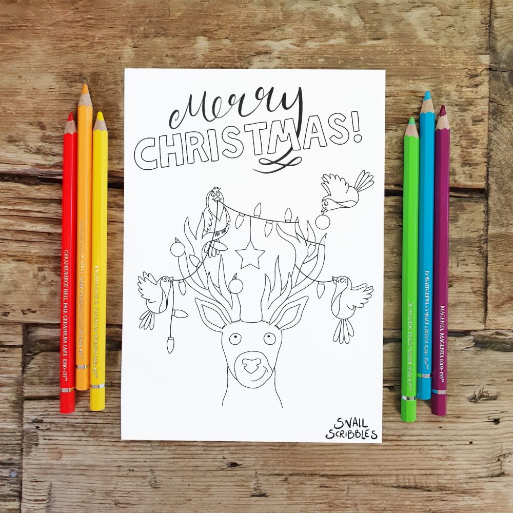 Reindeer Christmas Printable