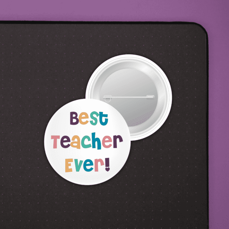Badge Mock - Best Teacher Ever