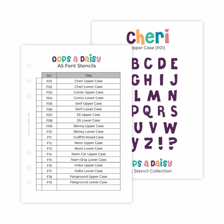 CHEAT SHEET - PRINTED - F01-F19