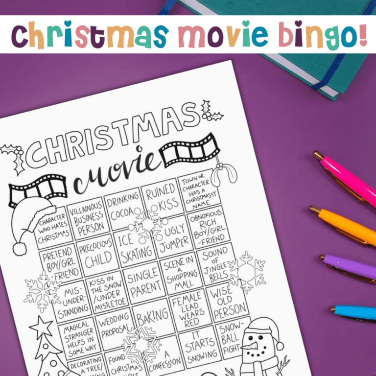 Christmas Movie Bingo