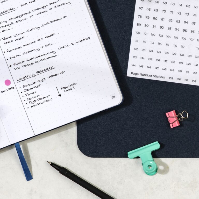 Commonplace - 3 Page Numbers Close