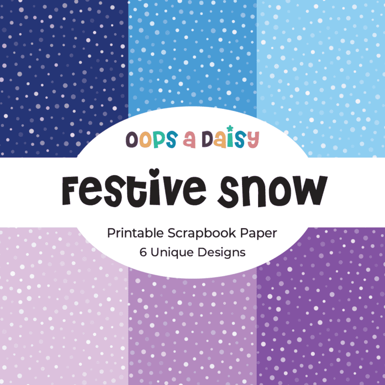 Festive Snow - Printables ICON