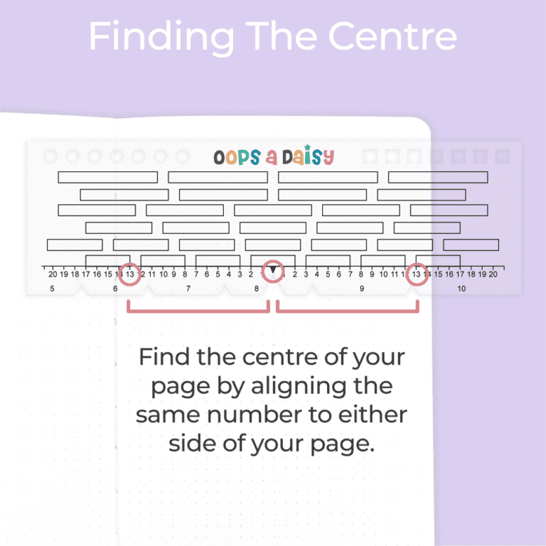 Grid Ruler S - How To 3 - Finding The Centre