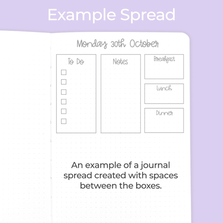 Grid Ruler S - How To 5 - Example Spread