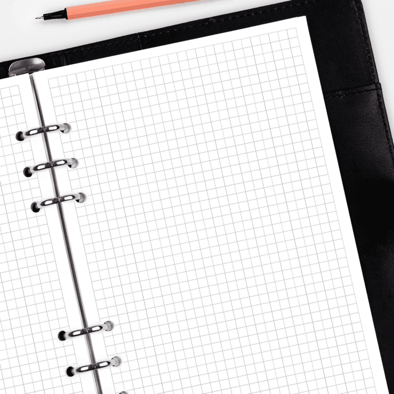 HI003 - Square Grid Planner Inserts - Hybrid Planner SINGLE - ICON