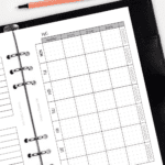 HI010 - Meal Planner Inserts - Hybrid Planner SINGLE - ICON