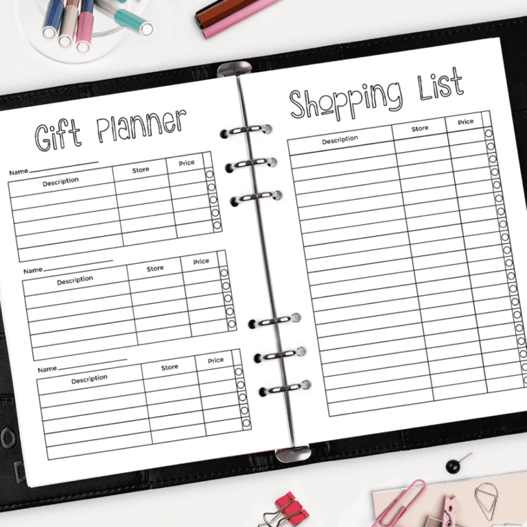 HI016 - Hybrid Planner Inserts - Christmas Planner ICON