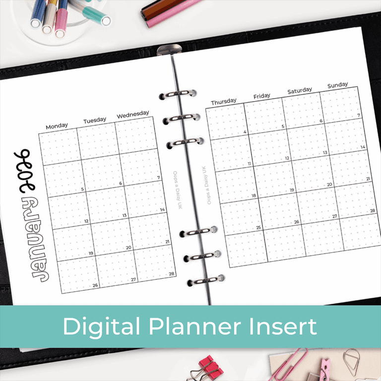 HI017-JAN-26-MON-DIGI - Hybrid Planner Printables - ICON 1