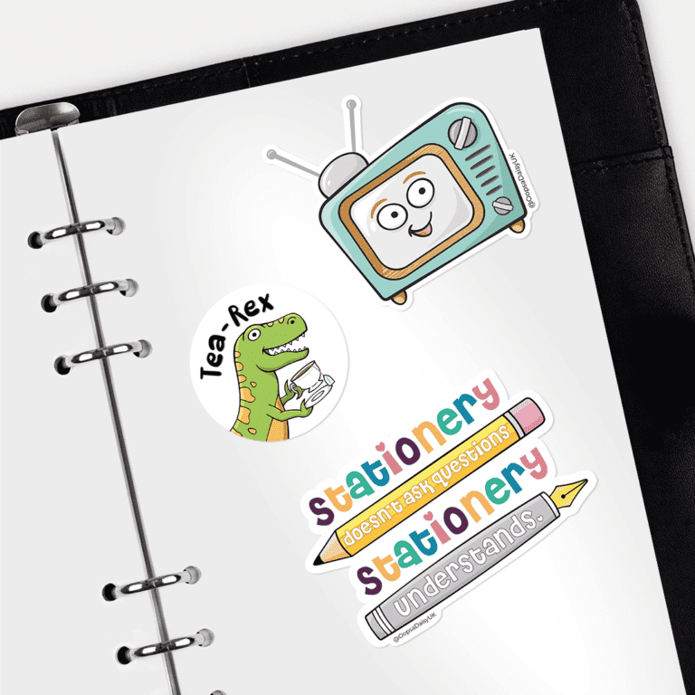 HI027 - Sticker Storage Paper - Hybrid Planner Inserts - MOCKUP