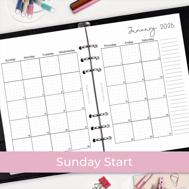 HI028-JAN-26-SUN - Hybrid Planner Inserts - ICON 1