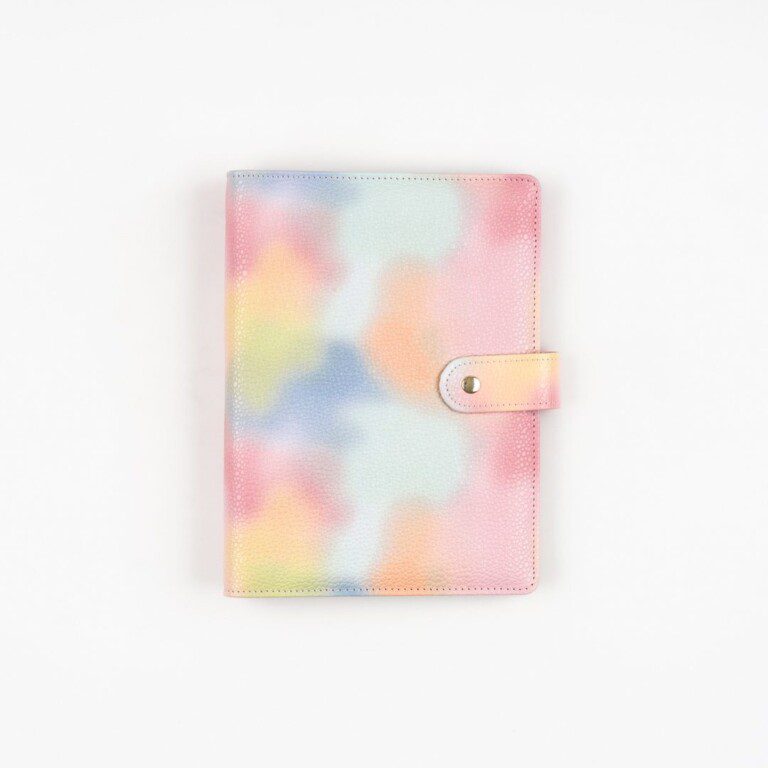 HPB007 - Hybrid Planner Binder Tie-Dye Pink - 5