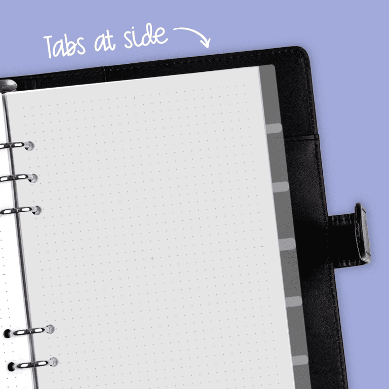 HPTAB-SIDE - Hybrid Planner Dividers - MOCKUP