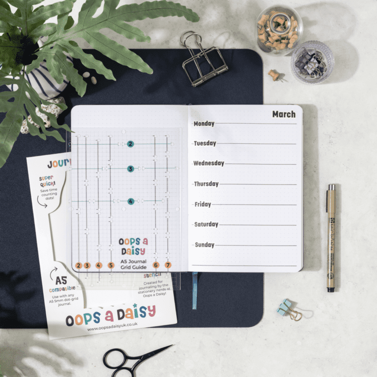 JGGA5 Grid Guide A5 Packaging - Vertical Week 1