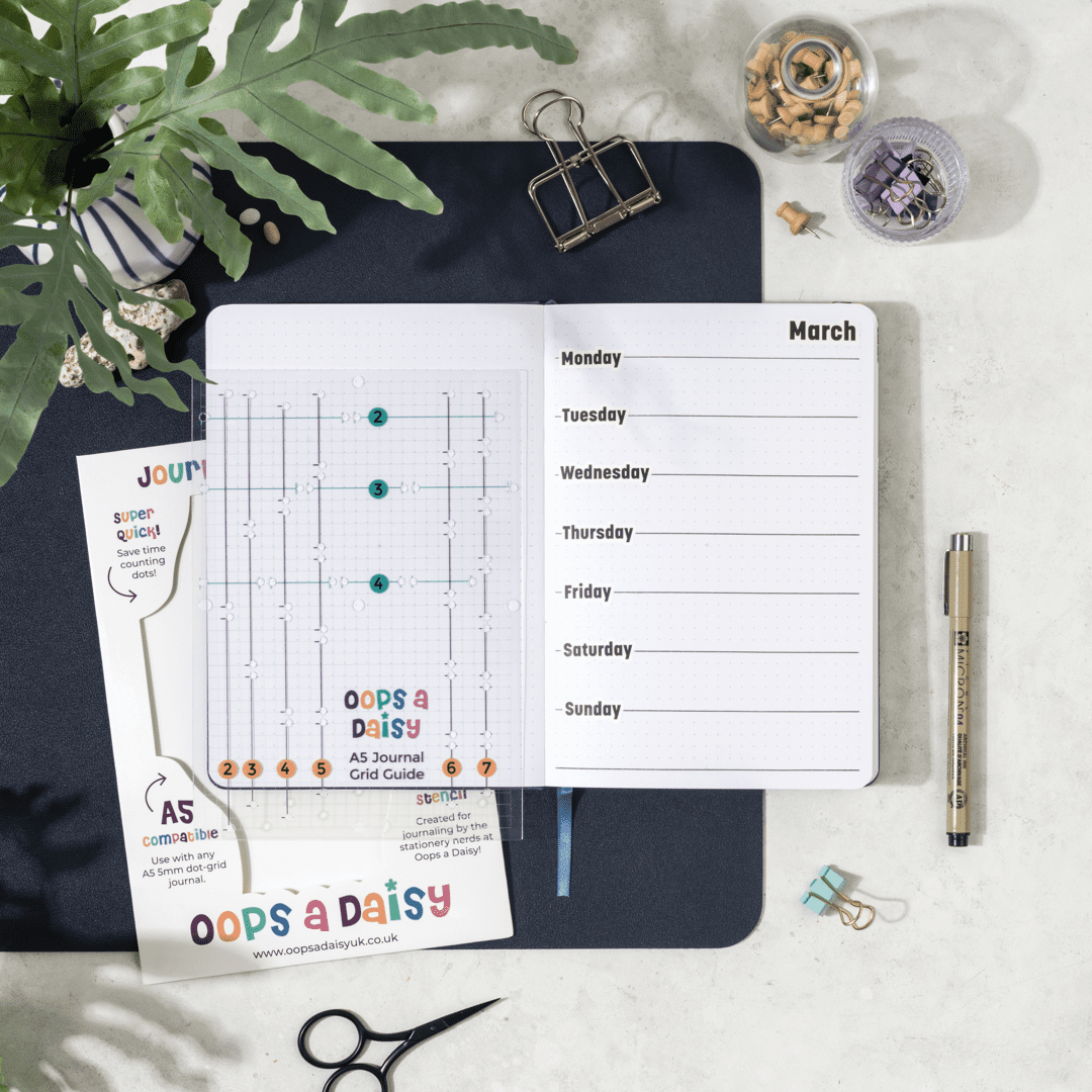 JGGA5 Grid Guide A5 Packaging - Vertical Week 1