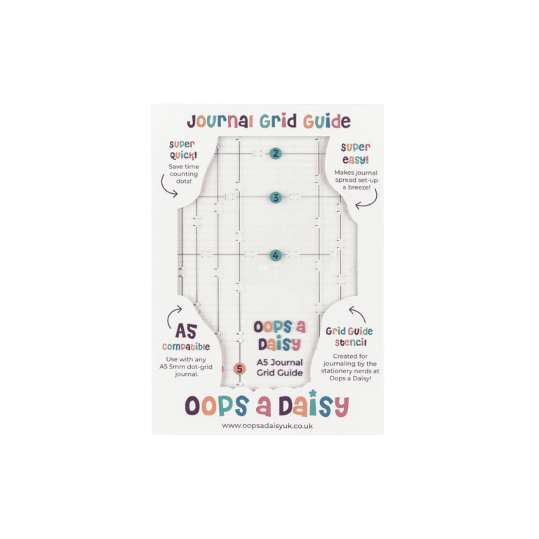 JGGA5 Grid Guide A5 Packaging - WHITE ICON