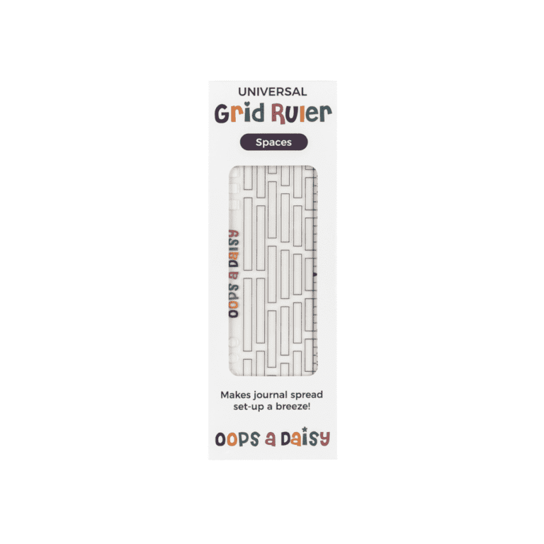 M14 Grid Ruler Spaces Packaging - WHITE ICON