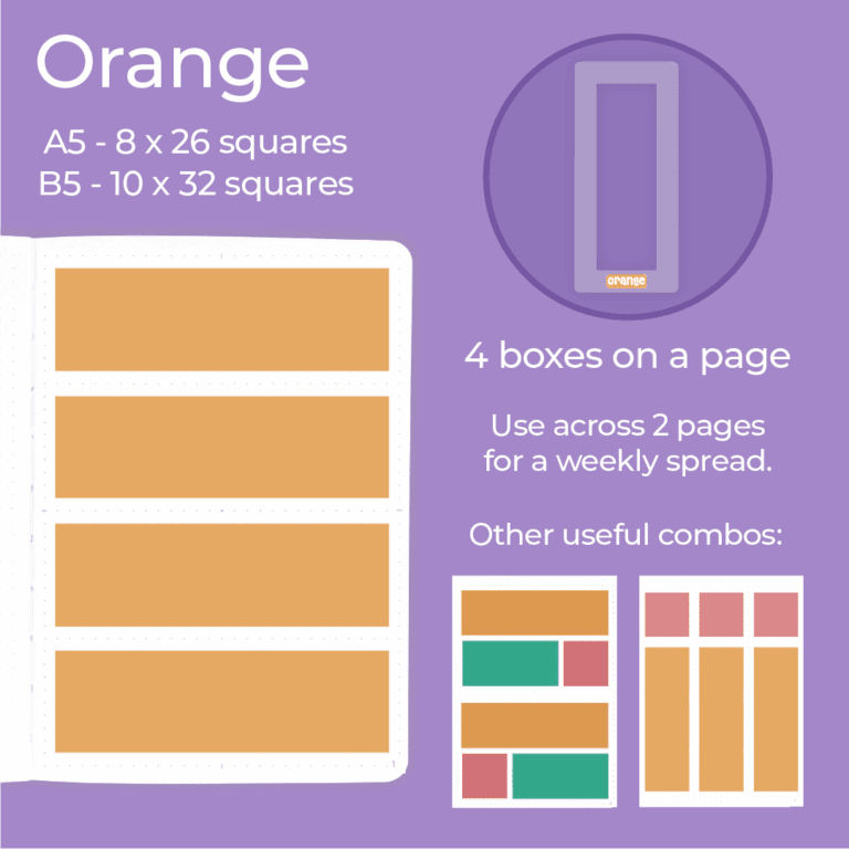 M21 M22 Rainbow Boxes - How To 3 - Orange