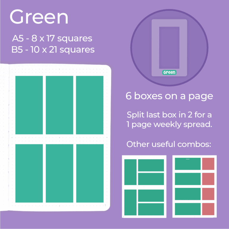M21 M22 Rainbow Boxes - How To 4 - Green