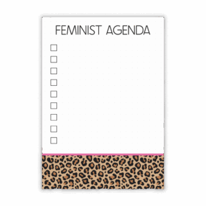 Feminist Agenda - A6 Notepad