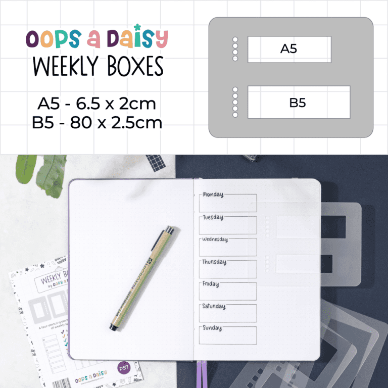 P57 Weekly Boxes - SIZE 1