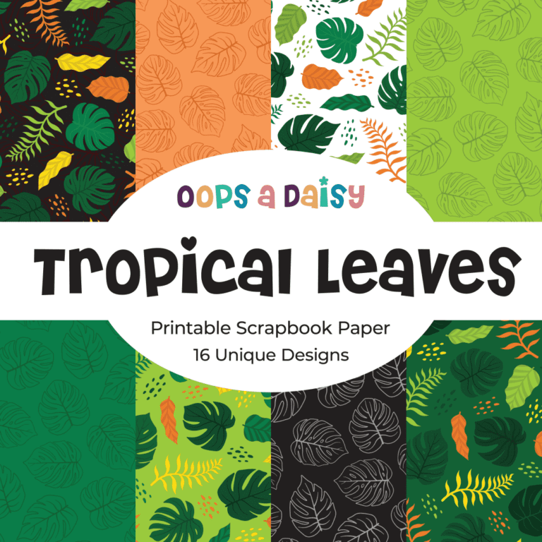 PPD001 - OOO - Tropical Leaves Printables Icon