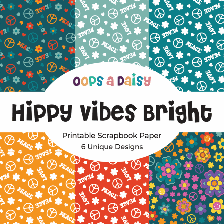 PPD015 Hippy Vibes Bright - Printables Icon