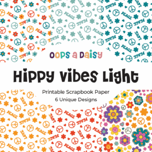Hippy Vibes Light - Pattern Printables - Digital Download