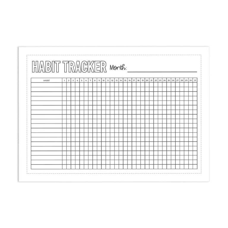 SESS009 - Monthly Habit Tracker - ICON