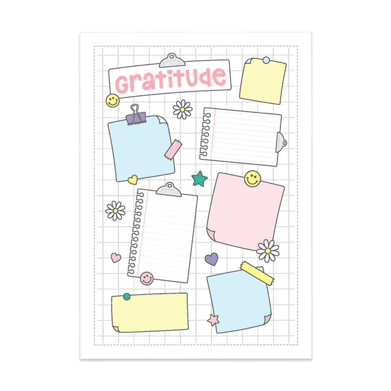 SESS012-COL - Gratitude Post It Notes - ICON