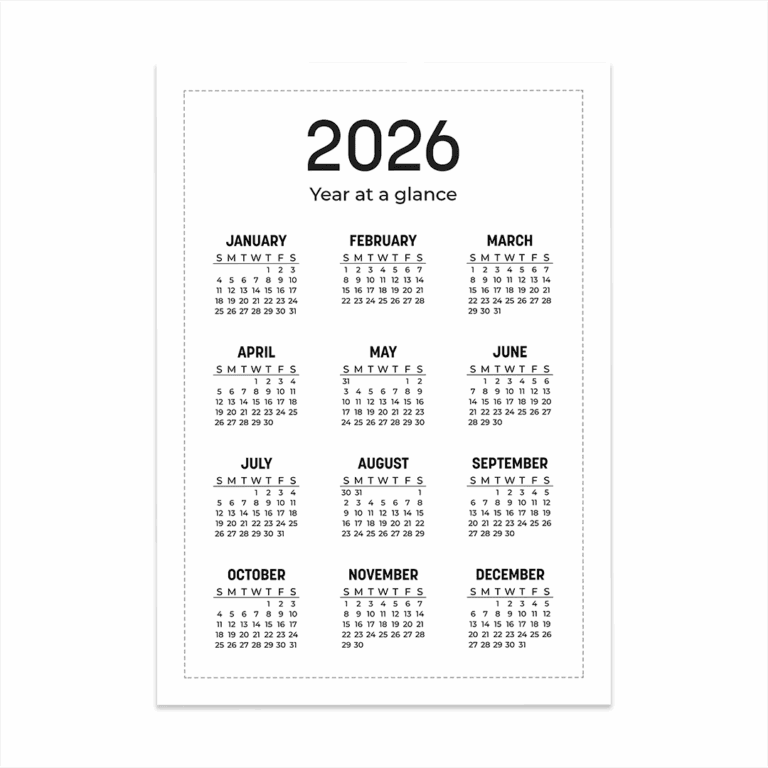 SESS032-SUN - 2026 Year at a Glance - WHITE