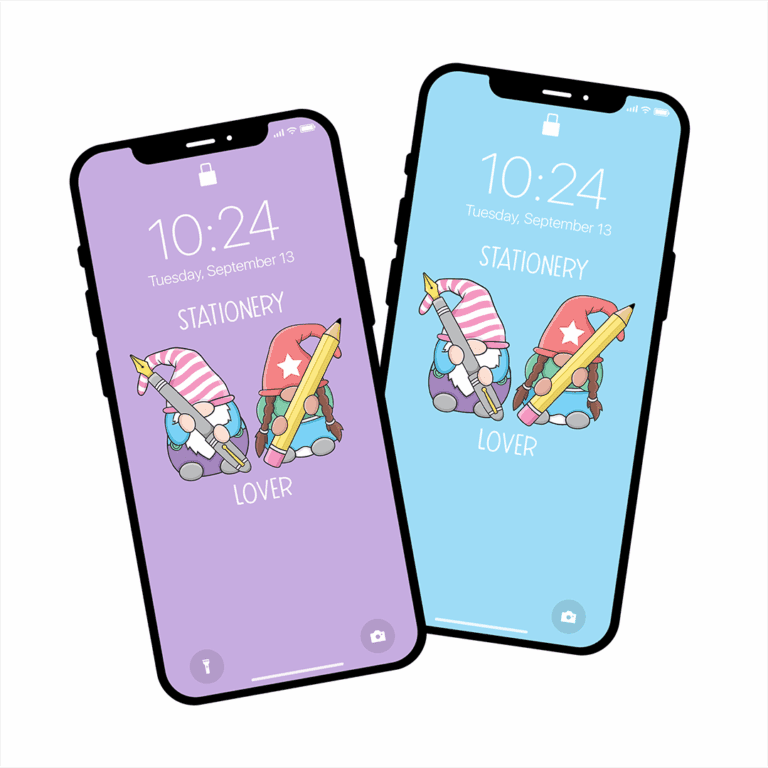 Stationery Gonk Phone Wallpapers X2 - ICON