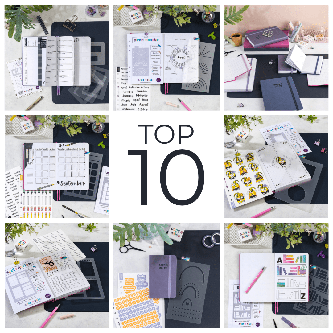 Top ten journal stencils