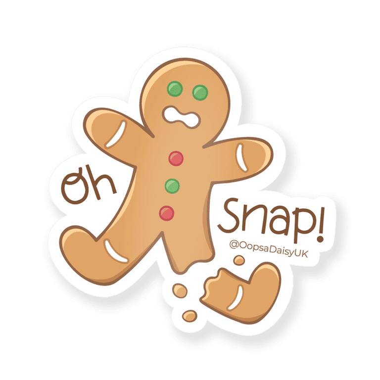 VIN007 Gingerbread - Vinyl Sticker - ICON
