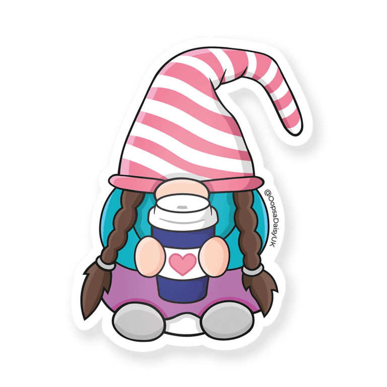 VIN015 Beans Gonk Cup - Vinyl Sticker - ICON