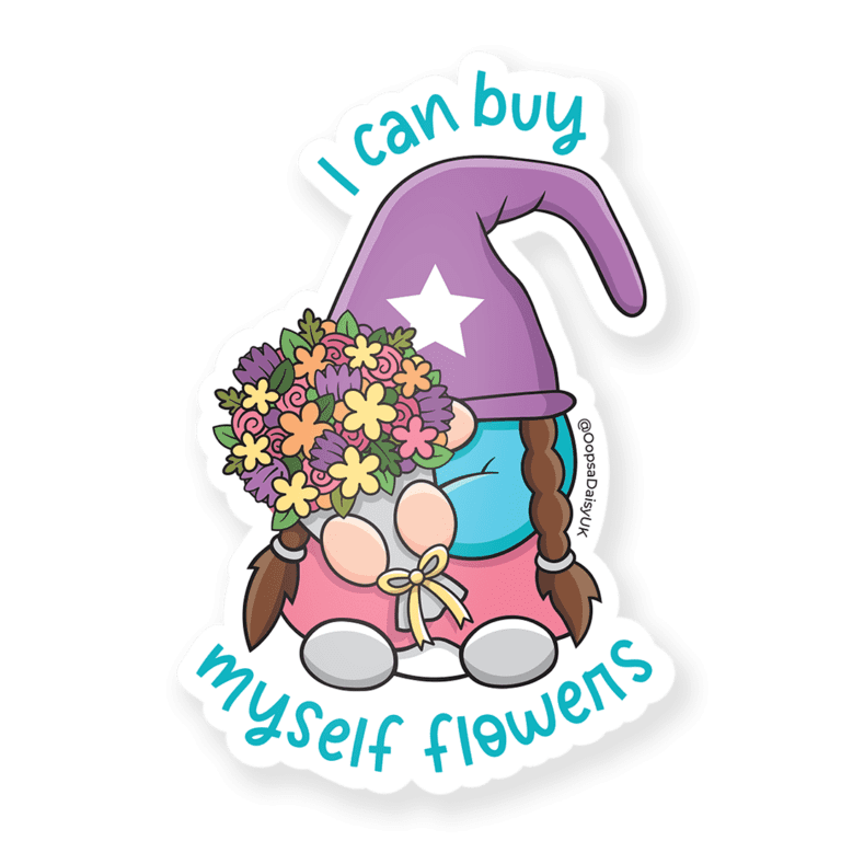 VIN016 Blossom Gonk - Vinyl Sticker - ICON