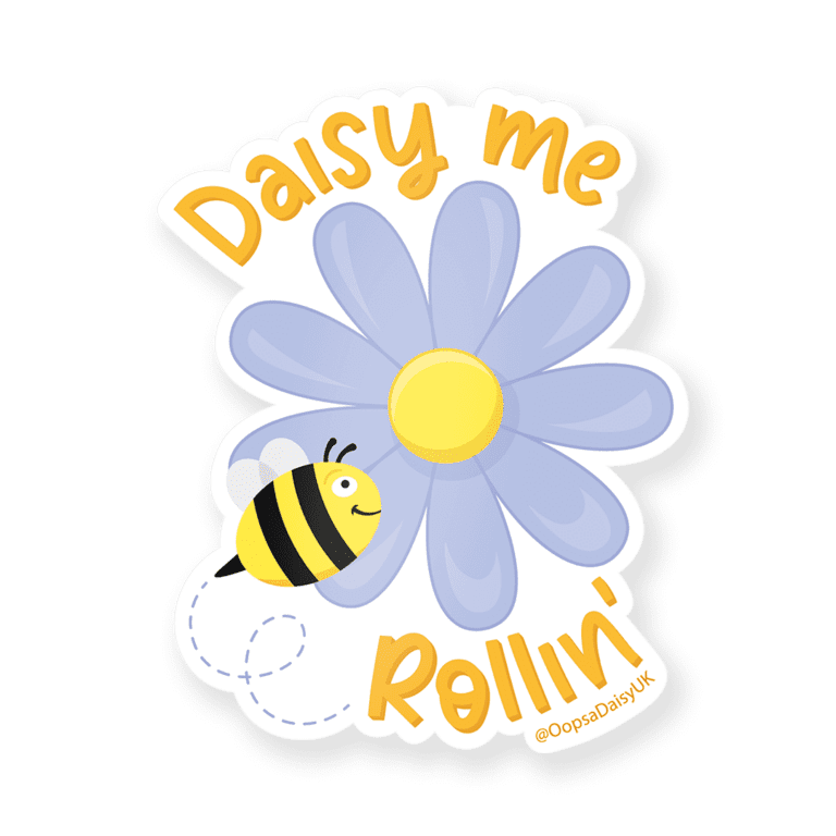 VIN023 Daisy Me Rollin - Vinyl Sticker - ICON
