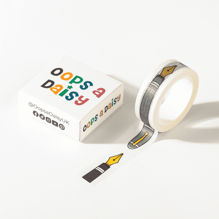 W176 - Fountain Pens Washi Tape 1