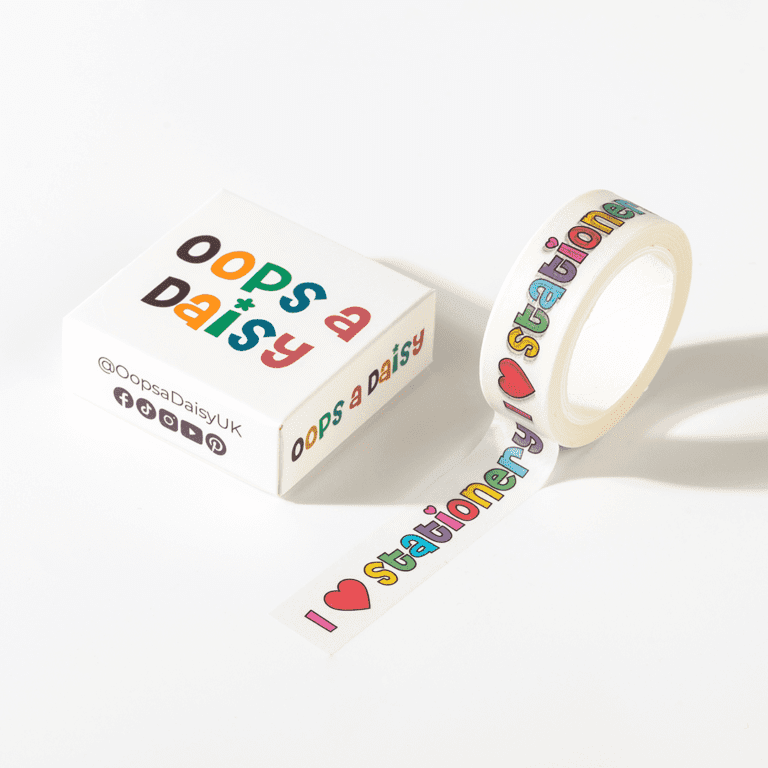 W179 - I Heart Stationery Washi Tape 1