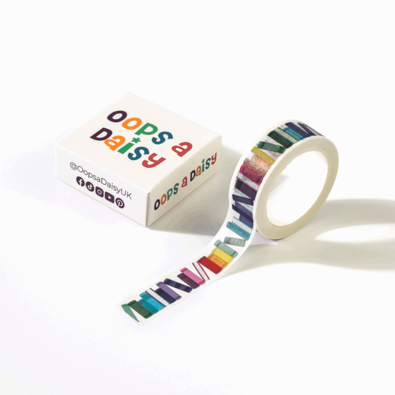 W200 Bookshelf Rainbow - Washi Tape 1