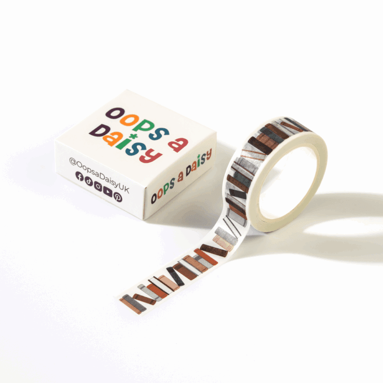 W201 Bookshelf Vintage - Washi Tape 1