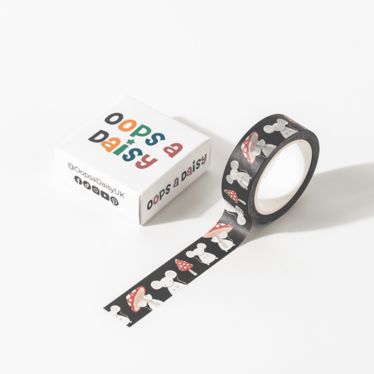 W215 - Mice and Mushrooms - Washi Tape 1