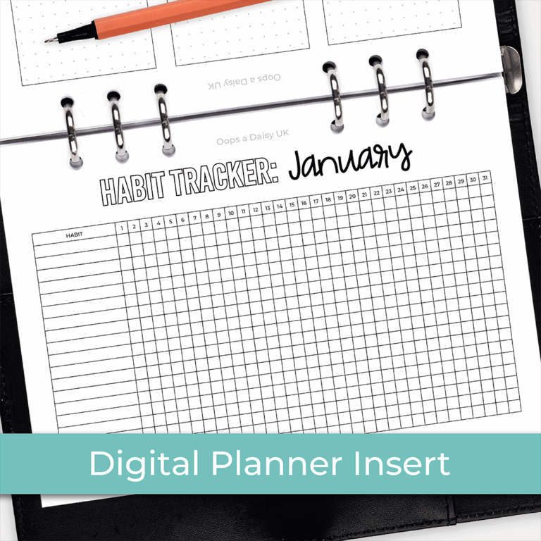 XDIG-HI023 - Hybrid Planner Inserts Single - ICON